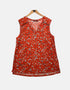 Orange floral big tank FM